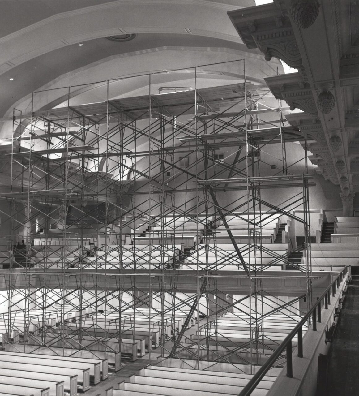 Click to expand image: scaffolding at Park Cities construction site