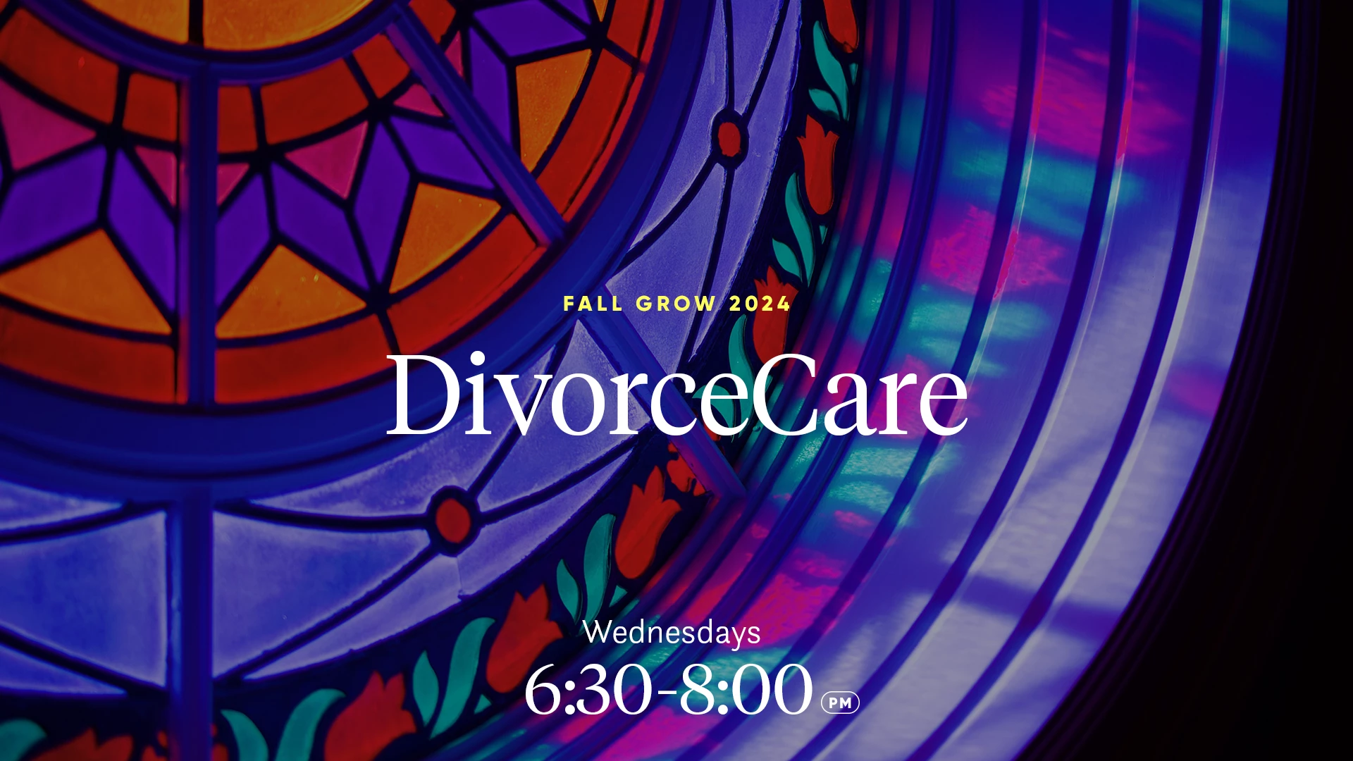 divorce care: wednesdays 6:30 - 8 pm