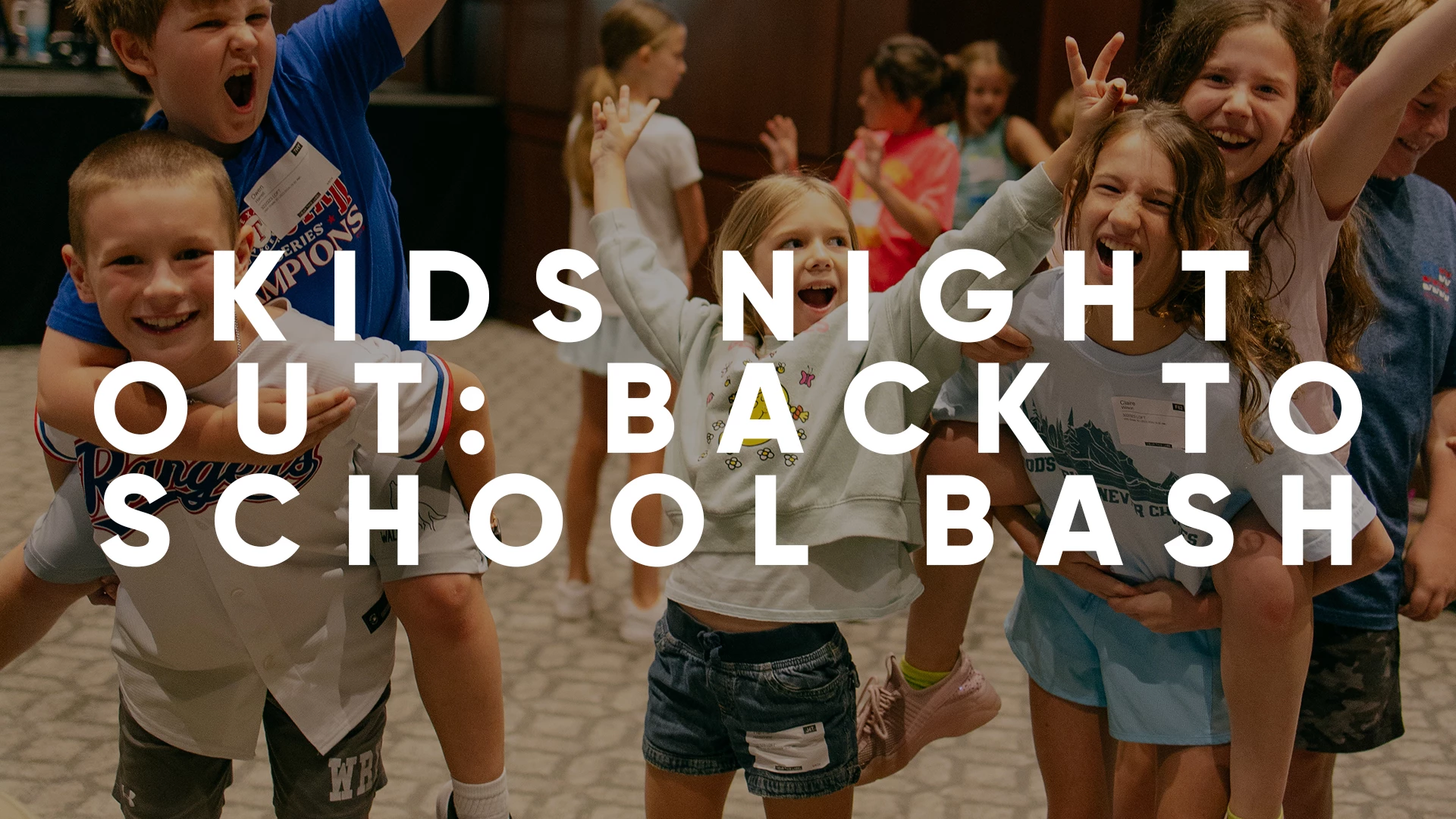 kids night out: back to school bash