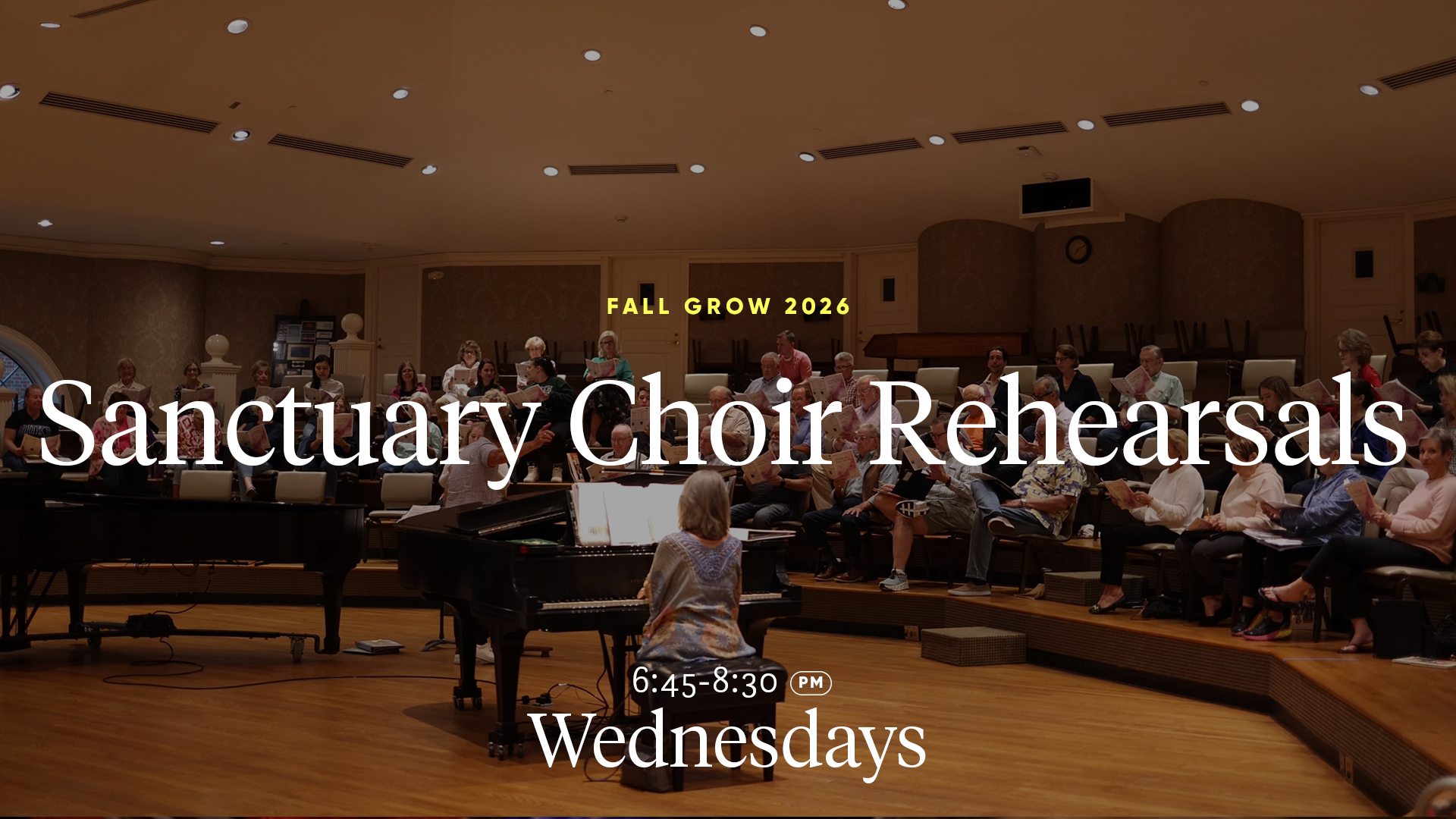 Sanctuary Choir Rehearsals