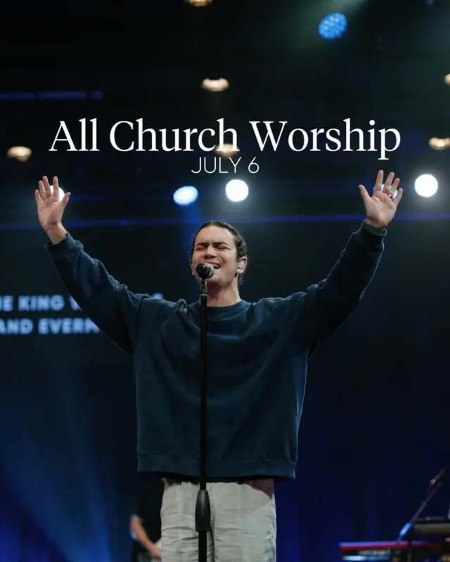 You’re invited to All Church Worship on this Sunday, July 6! 🤍

We will gather in the Great Hall at both 9:30 and 10:45 a.m. to worship as one church family, dive into God’s Word, and praise the Lord for all he has done. Come join us this Sunday!